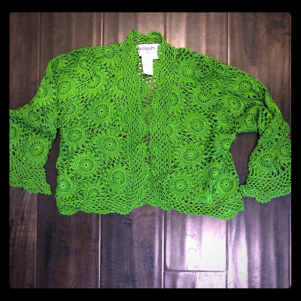 Knit shrug sweater